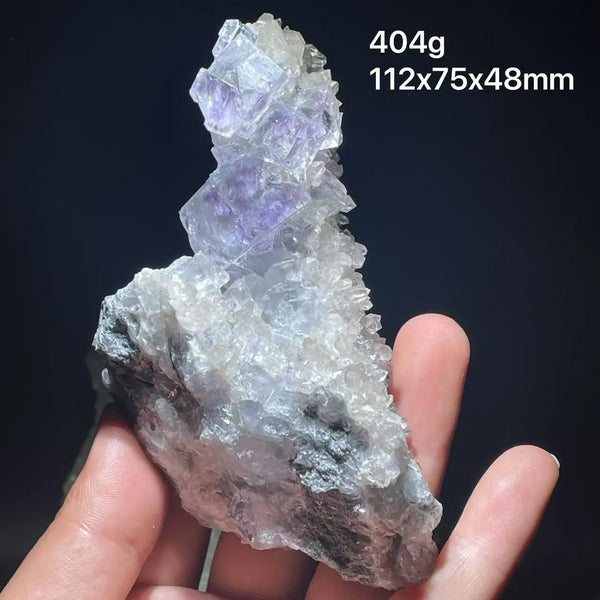 Purple Phantom Fluorite Crystal-ToShay.org