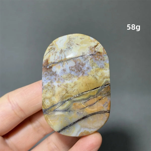 Red Agate Palm Stone-ToShay.org