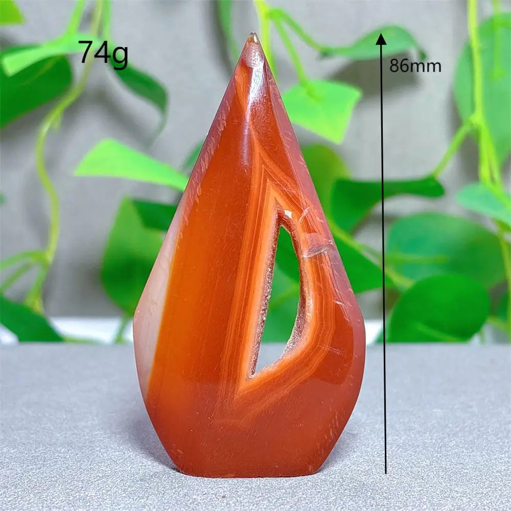Orange Carnelian Quartz Flame-ToShay.org