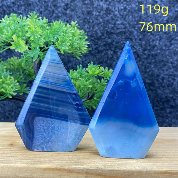 Blue Agate Torch-ToShay.org