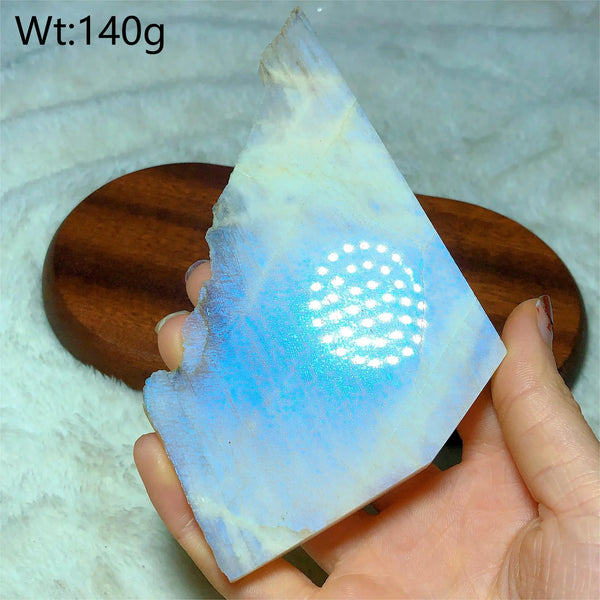 Green Moonstone Slice-ToShay.org