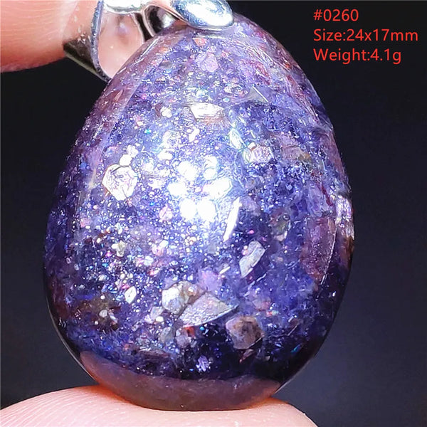 Red Blue Lolite Pendant-ToShay.org