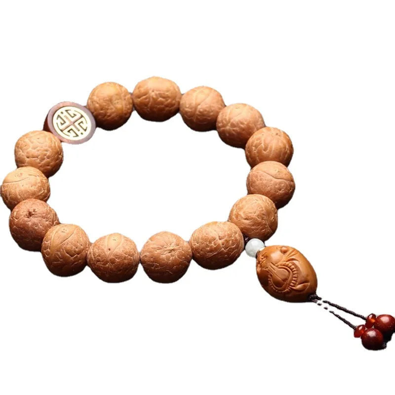 Brown Phoenix Eye Bodhi Bracelet-ToShay.org