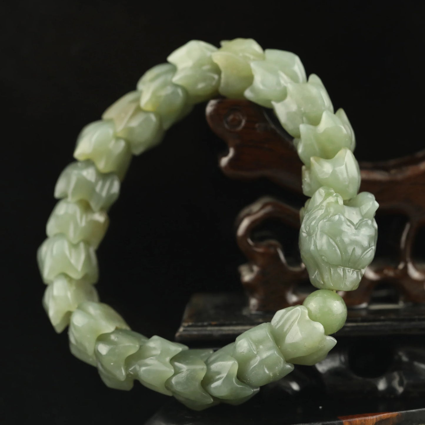 Green Jade Dragon Bracelet-ToShay.org