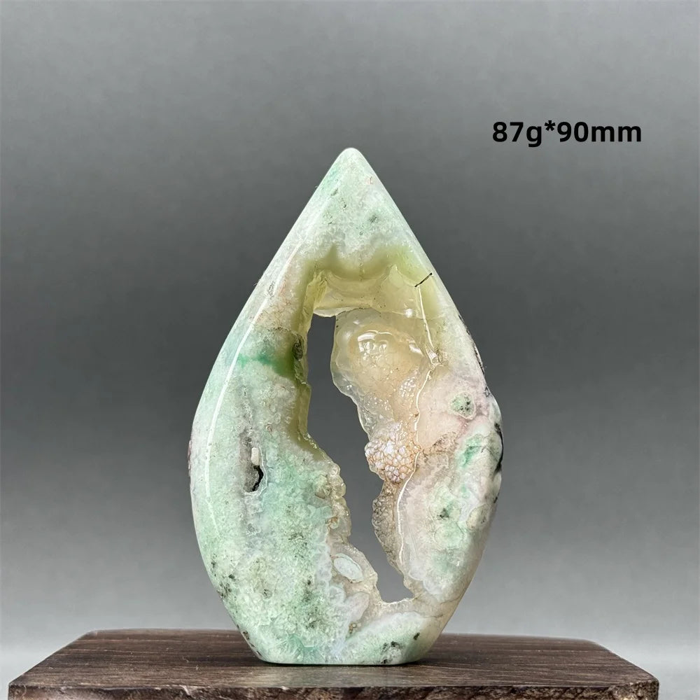 Green Cherry Blossom Agate-ToShay.org