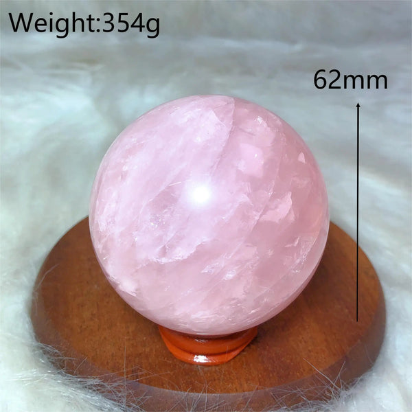 Pink Rose Quartz Ball-ToShay.org