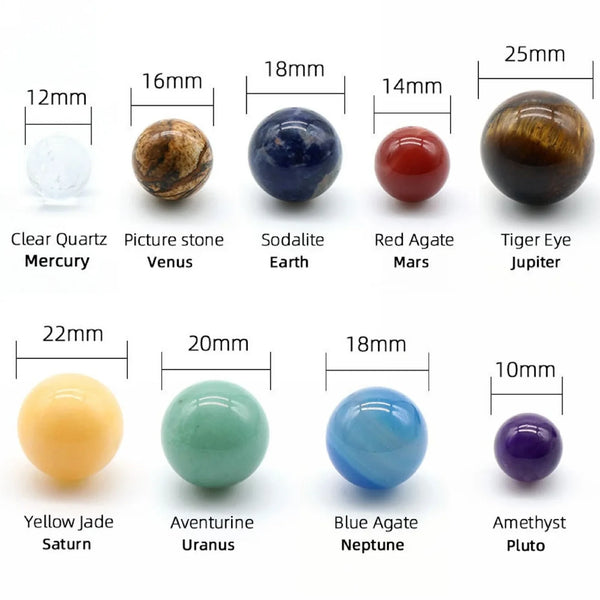 Solar System Crystal Ball Set-ToShay.org
