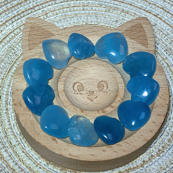 Blue Aquamarine Hearts-ToShay.org