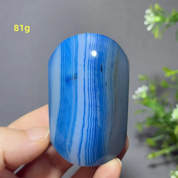 Blue Sapphire Striped Agate-ToShay.org