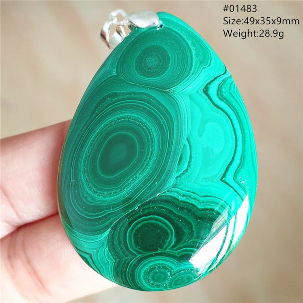 Green Malachite Pendant-ToShay.org