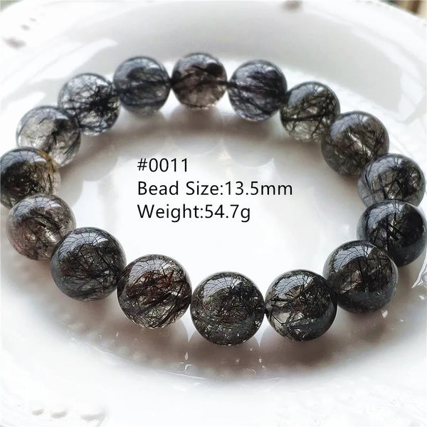 Black Rutilated Quartz Bracelet-ToShay.org