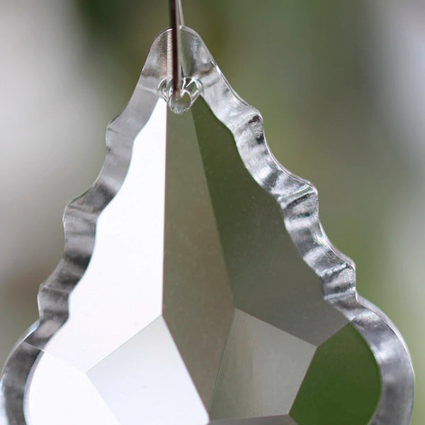 Clear Crystal Maple Leaf Pendant-ToShay.org