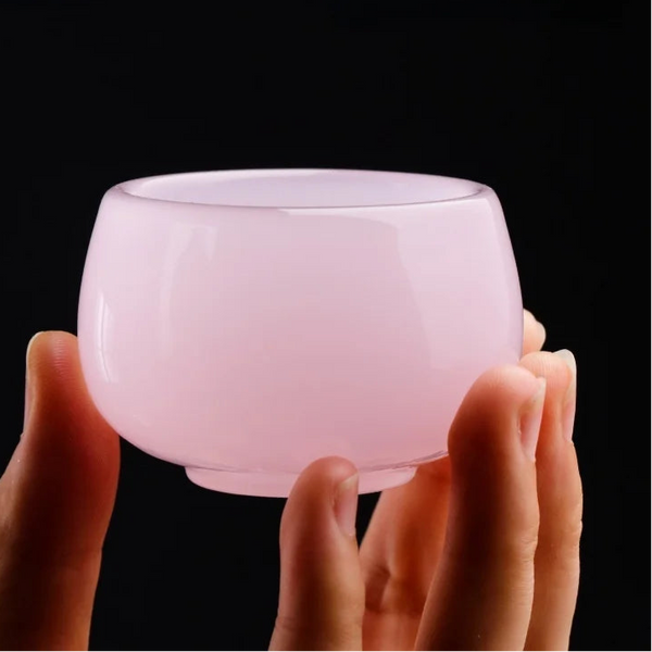 Pink Jade Porcelain Teacup-ToShay.org