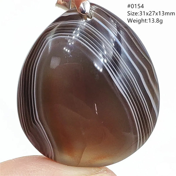 Grey Lace Agate Pendant-ToShay.org
