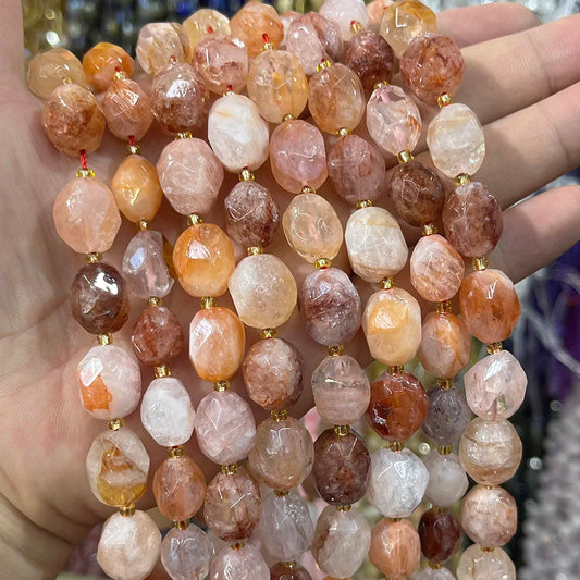 Red Gum Flower Crystal Beads-ToShay.org