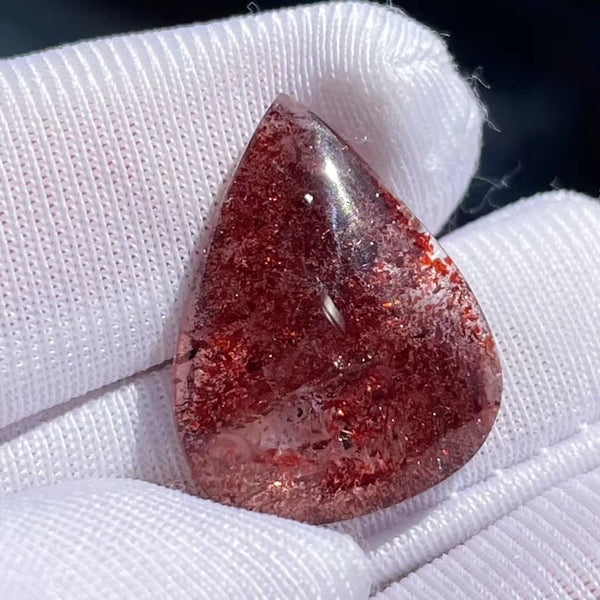 Red Rutilated Quartz Pendant-ToShay.org