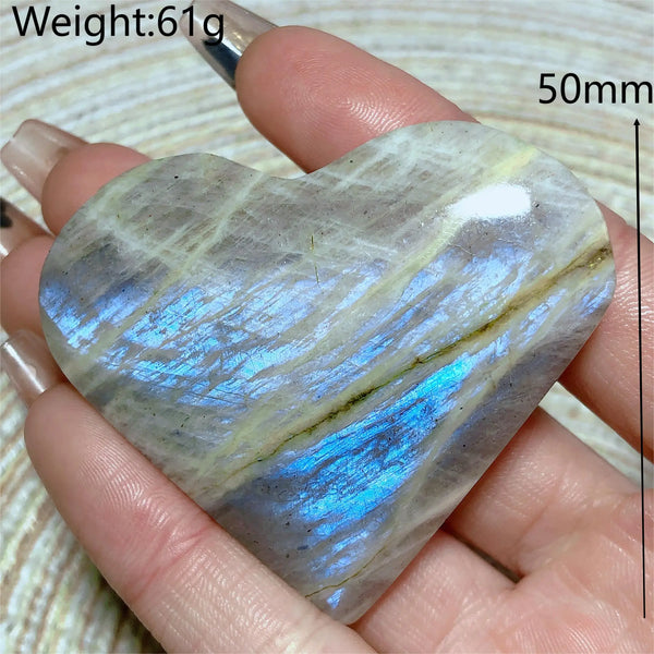 Blue Rainbow Moonstone Hearts-ToShay.org