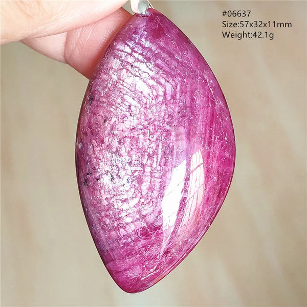 Red Ruby Zoisite Pendant-ToShay.org