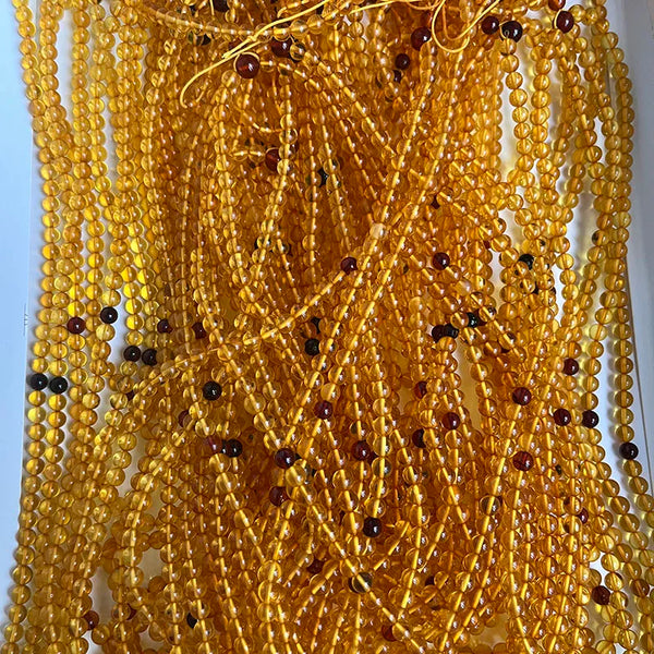 Yellow Amber Necklace-ToShay.org
