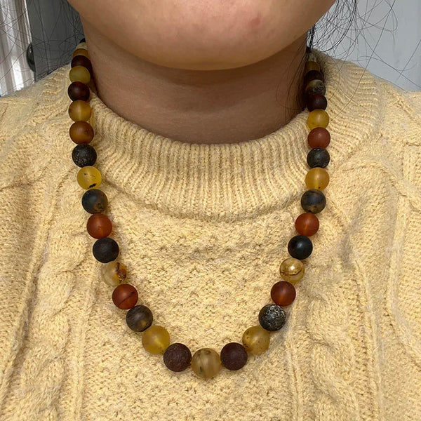 Yellow Amber Bead Bracelets-ToShay.org