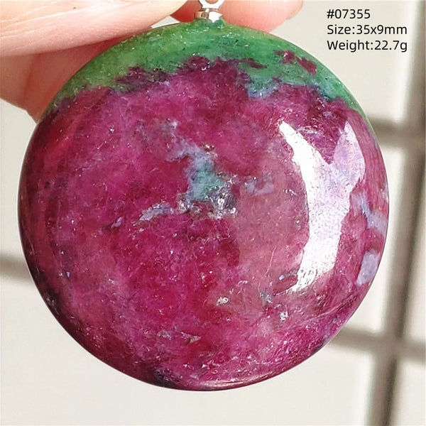 Red Ruby Zoisite Pendant-ToShay.org