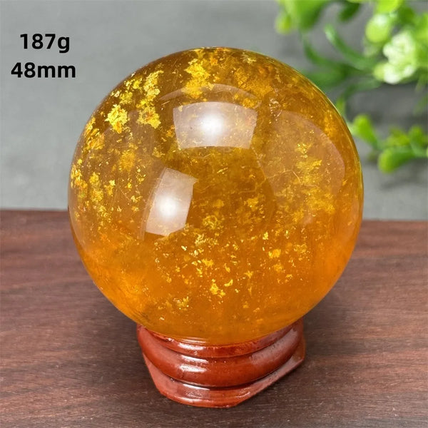 Gold Lepidolite Ball-ToShay.org