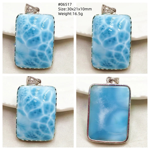 Blue Larimar Pendant-ToShay.org