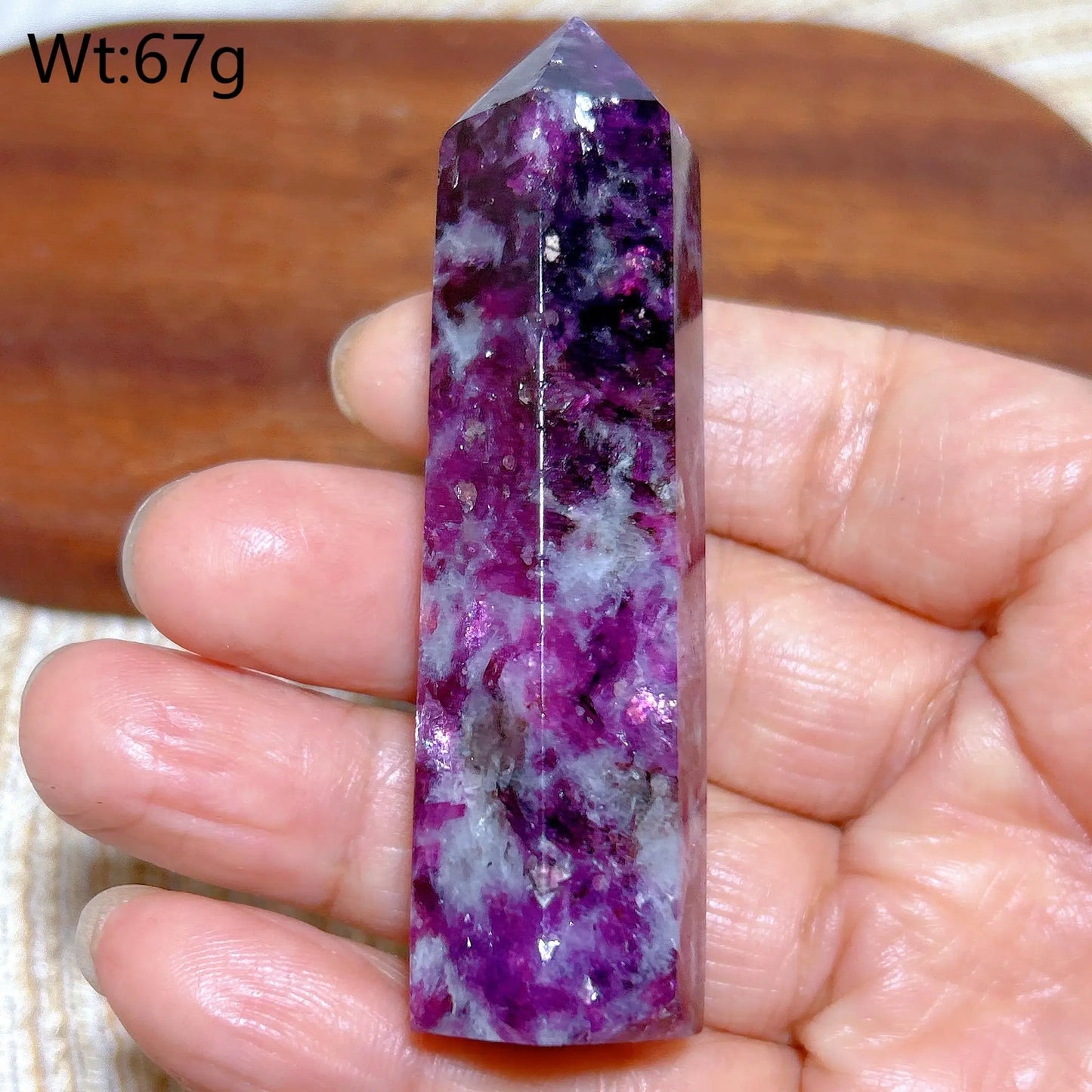 Purple Lepidolite Point-ToShay.org