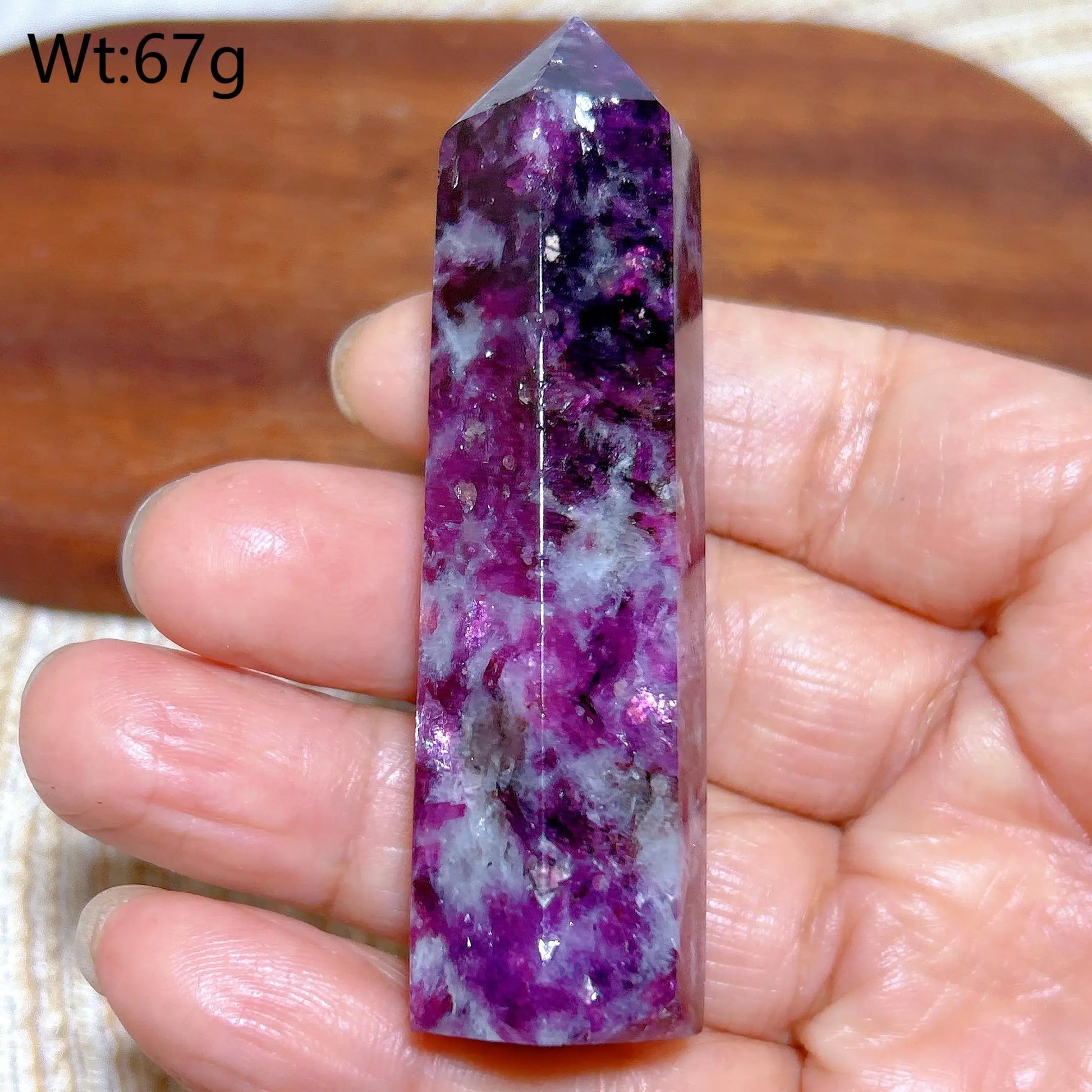 Purple Lepidolite Point-ToShay.org
