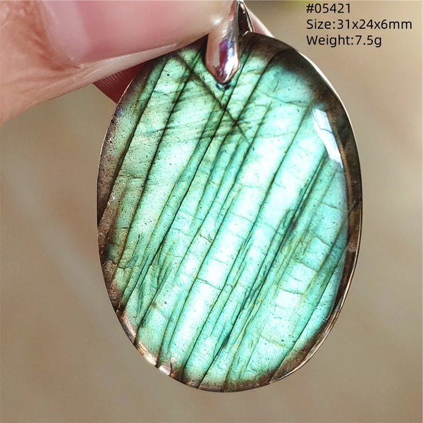 Blue Light Labradorite Pendant-ToShay.org