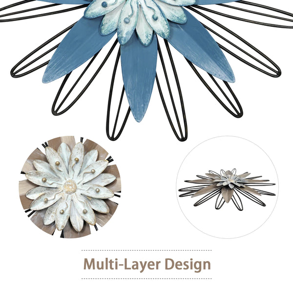 Iron Flower Wall Art-ToShay.org