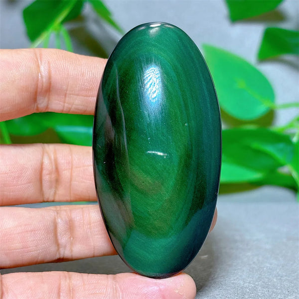 Rainbow Obsidian Palm Stone-ToShay.org