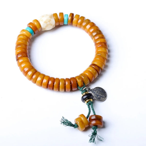 Brown Yak Bone Bracelet-ToShay.org