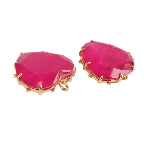 Red Crystal Quartz Heart-ToShay.org