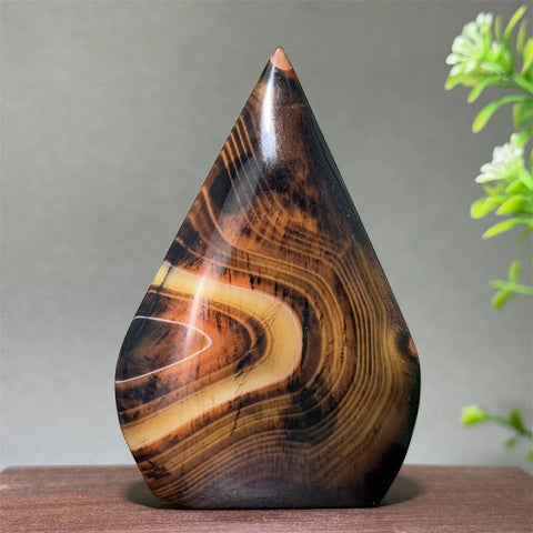Black Striped Agate Torch-ToShay.org