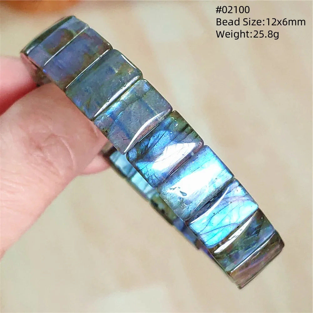 Blue Light Labradorite Bracelet-ToShay.org