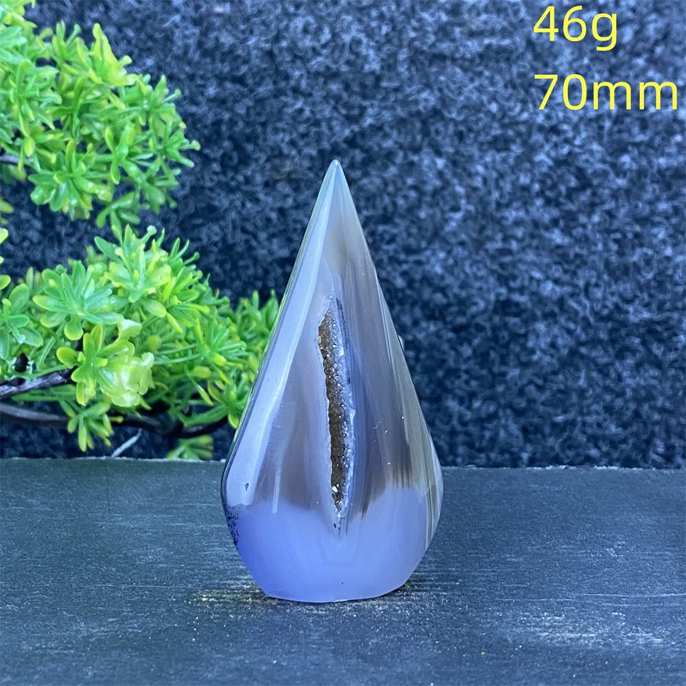 Blue Lace Agate Torch-ToShay.org