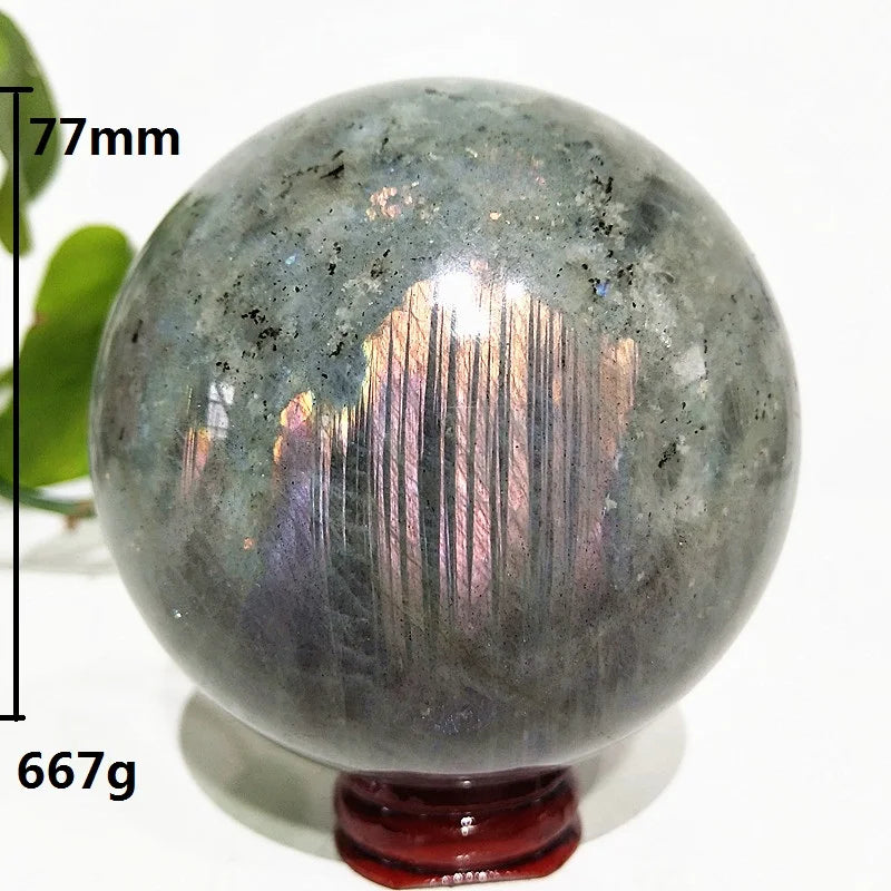 Yellow Labradorite Crystal Ball-ToShay.org