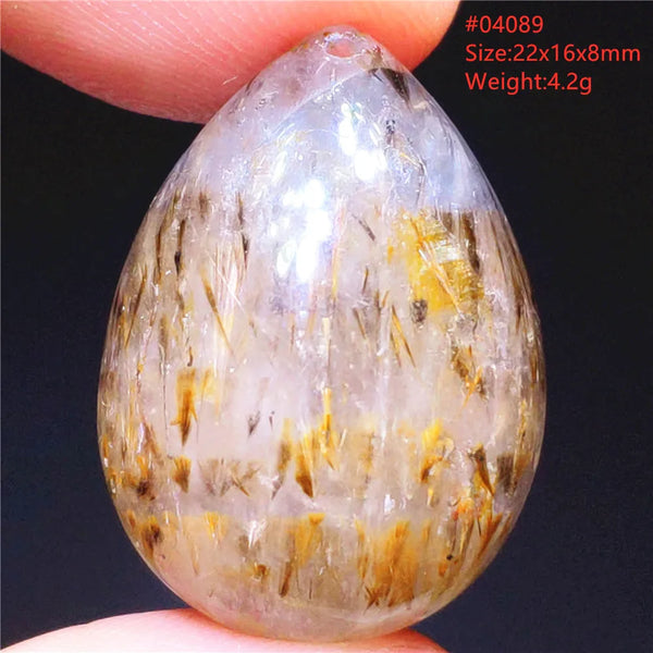 Purple Rutilated Auralite Pendant-ToShay.org