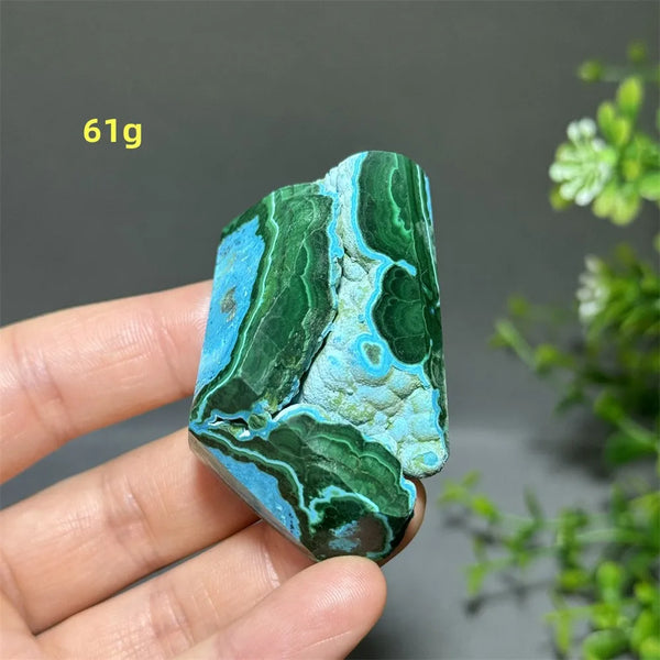Green Peacock Rough Stone-ToShay.org