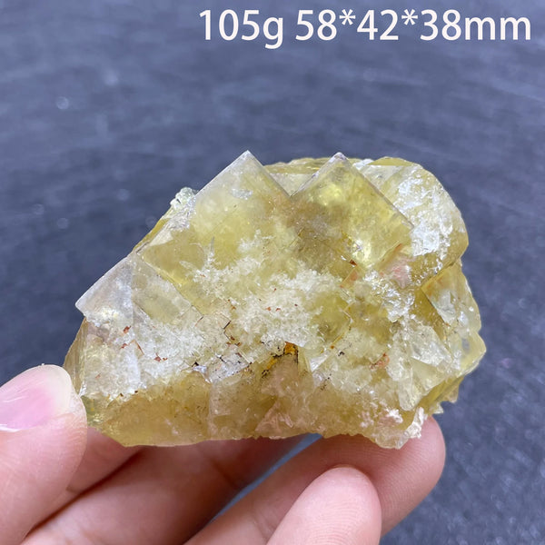 Yellow Fluorite Crystal-ToShay.org