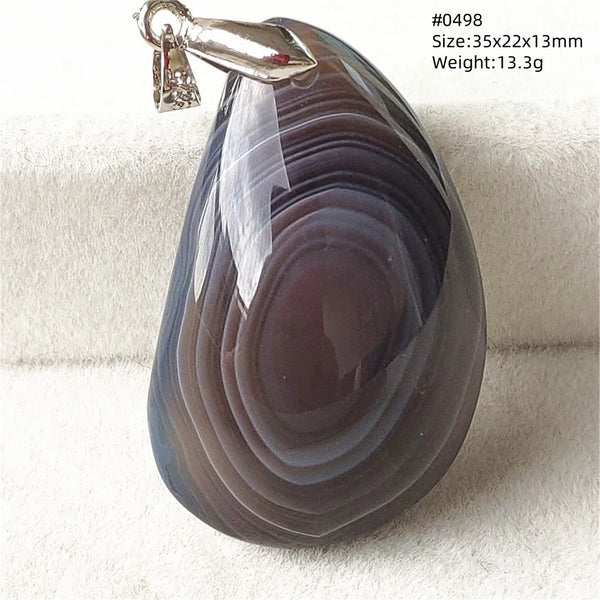 Black Red Agate Pendant-ToShay.org