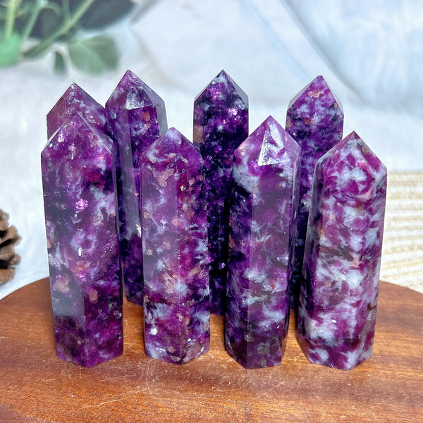 Purple Lepidolite Point-ToShay.org
