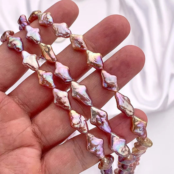 Purple Baroque Pearl Beads-ToShay.org