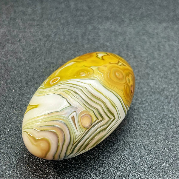 Yellow Flower Wishing Agate-ToShay.org
