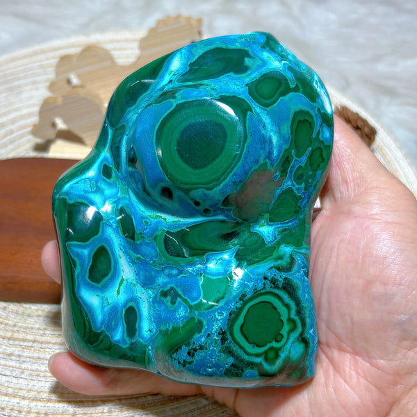 Blue Chrysocolla Malachite Gemstones-ToShay.org