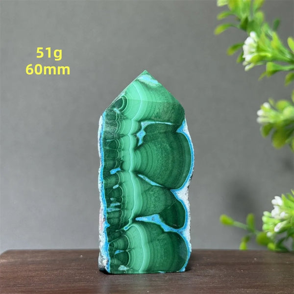 Blue Chrysocolla Tower-ToShay.org