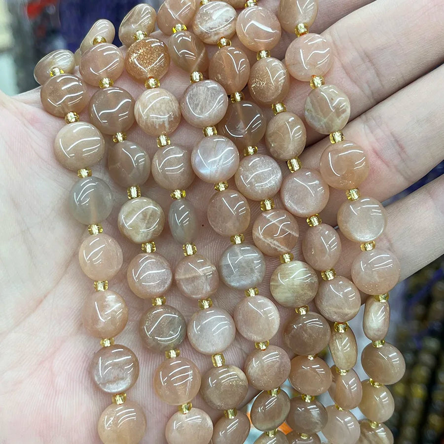 Caramel Sunstone Beads-ToShay.org