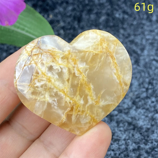 Yellow Ghost Crystal Heart-ToShay.org
