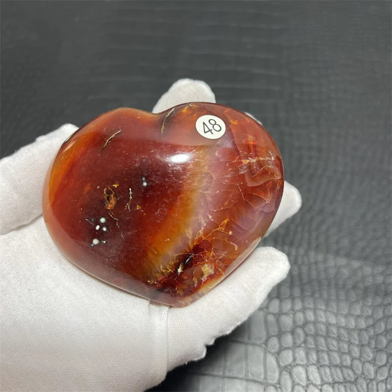 Orange Carnelian Heart-ToShay.org